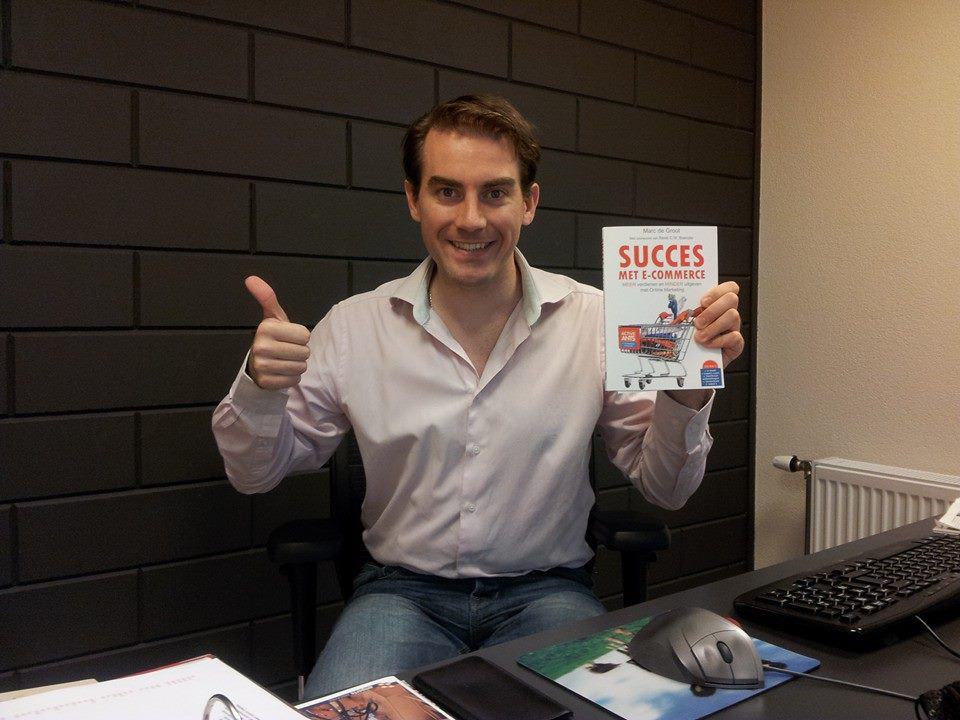Het boek Succes met E-commerce waar Christian co-auteur van is. Hij heeft het hoofdstuk over content marketing geschreven